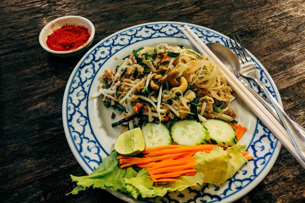 Pad thai in Chiang Mai Thailand
