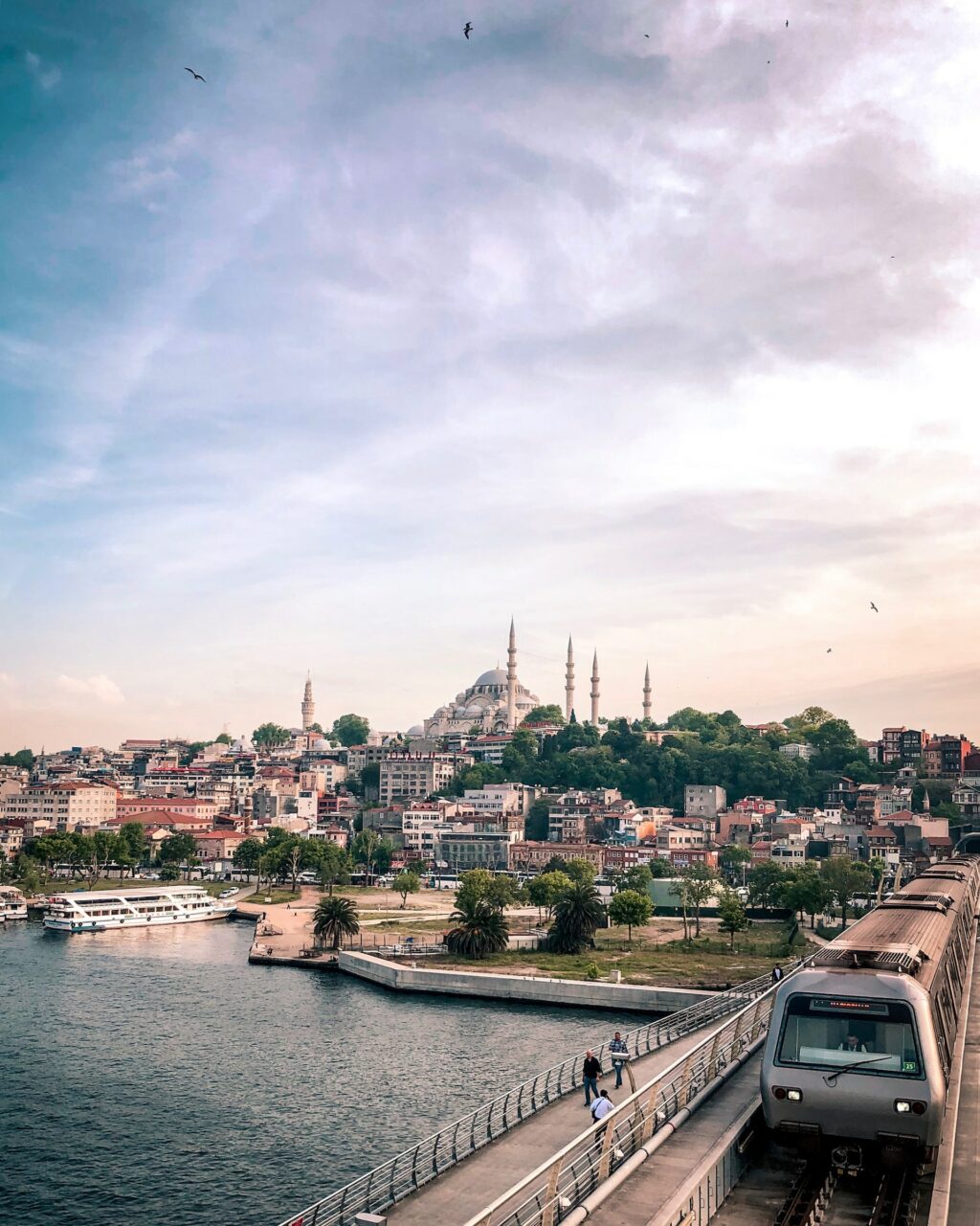 View of Istanbul from the Galata bridge