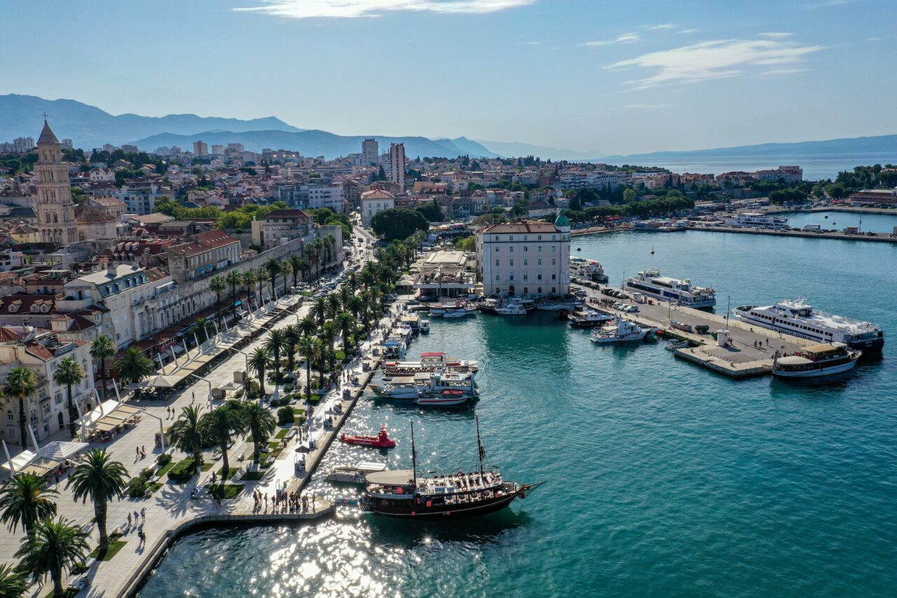 Waterfront in Split, Croatia