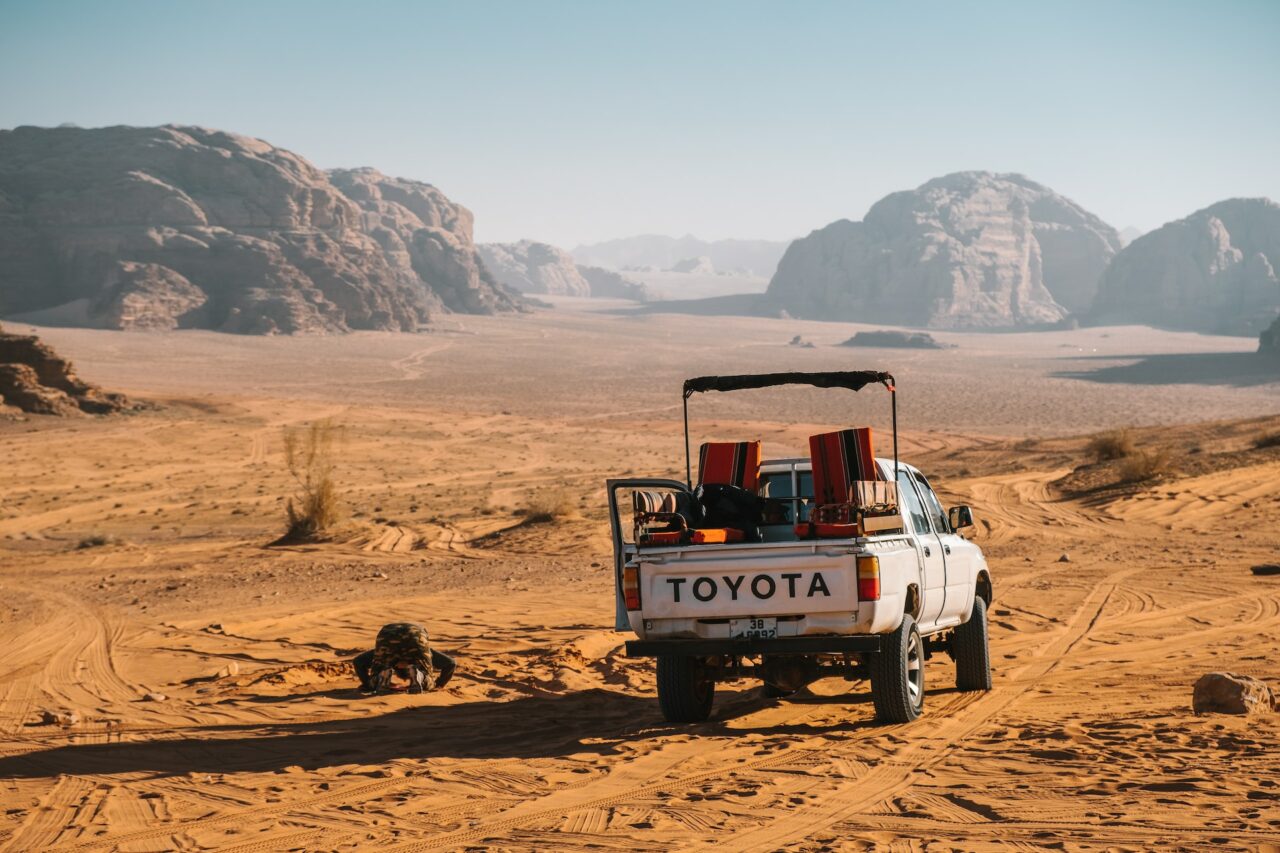4x4 at Wadi Rum