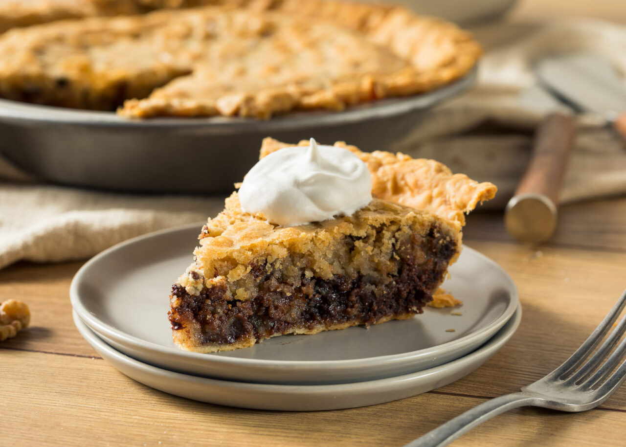 Chocolate and walnut Derby Pie, Kentucky