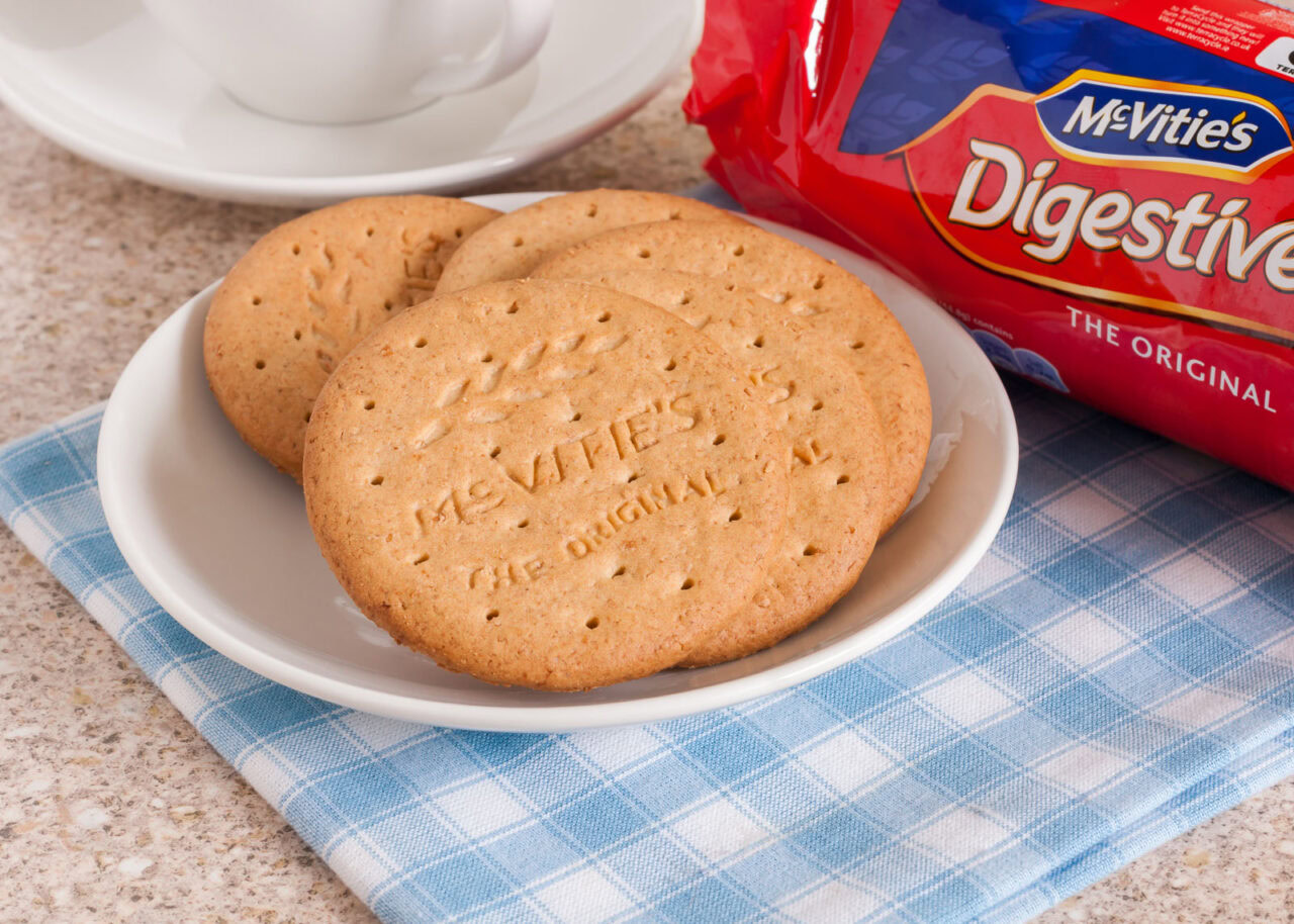 Digestive biscuits - biscuit from the UK