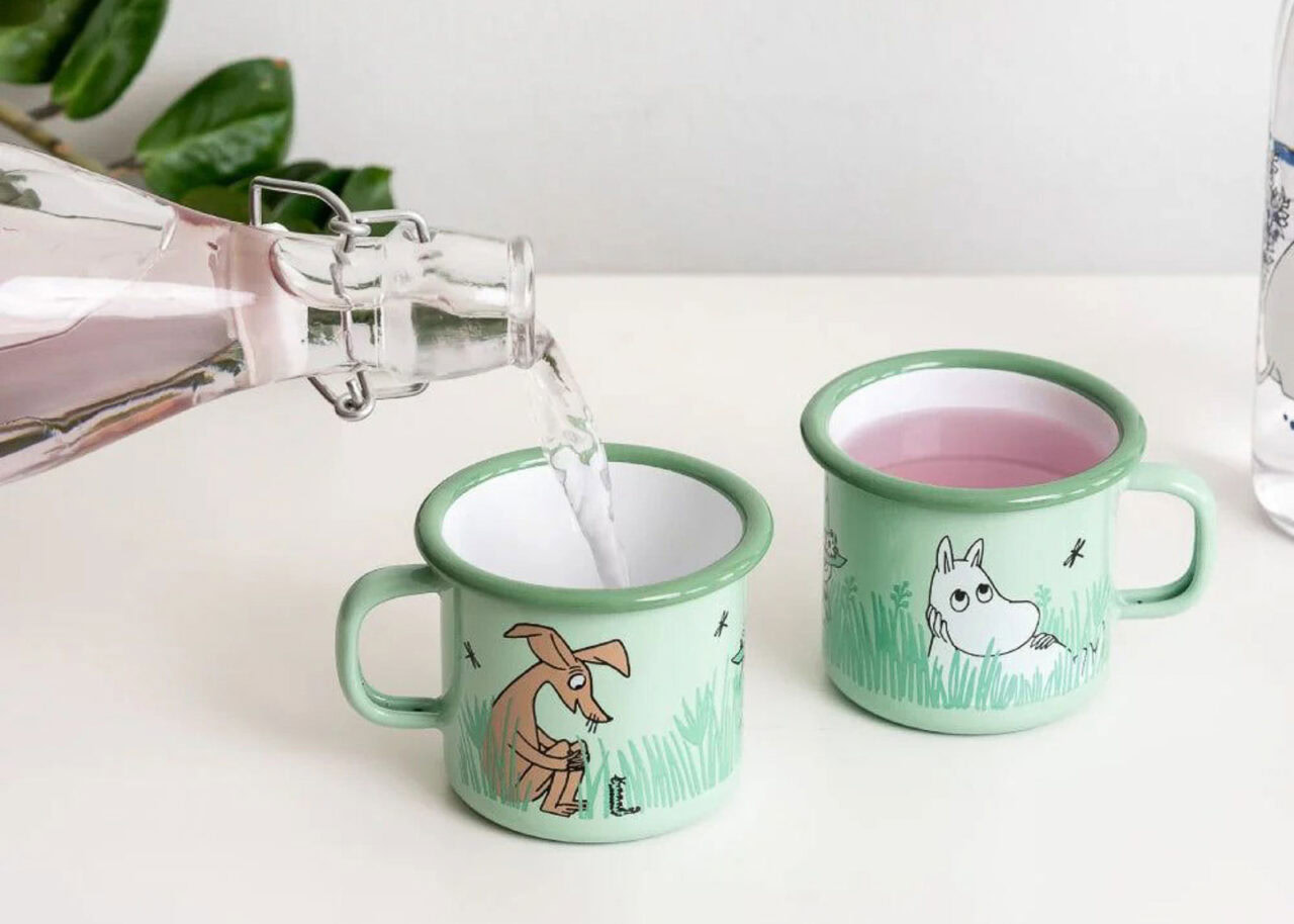 Green Moomin cups
