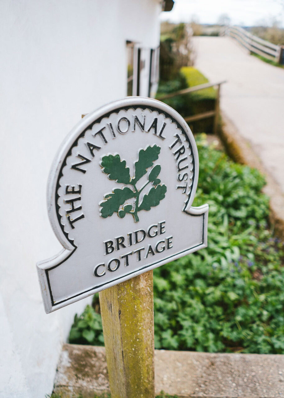 National Trust Bridge Cottage sign