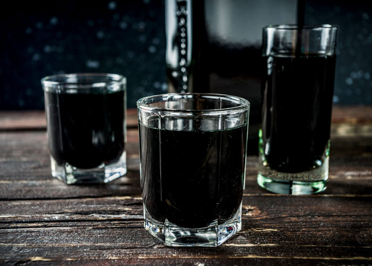 Salmiakki black Finnish liqueur