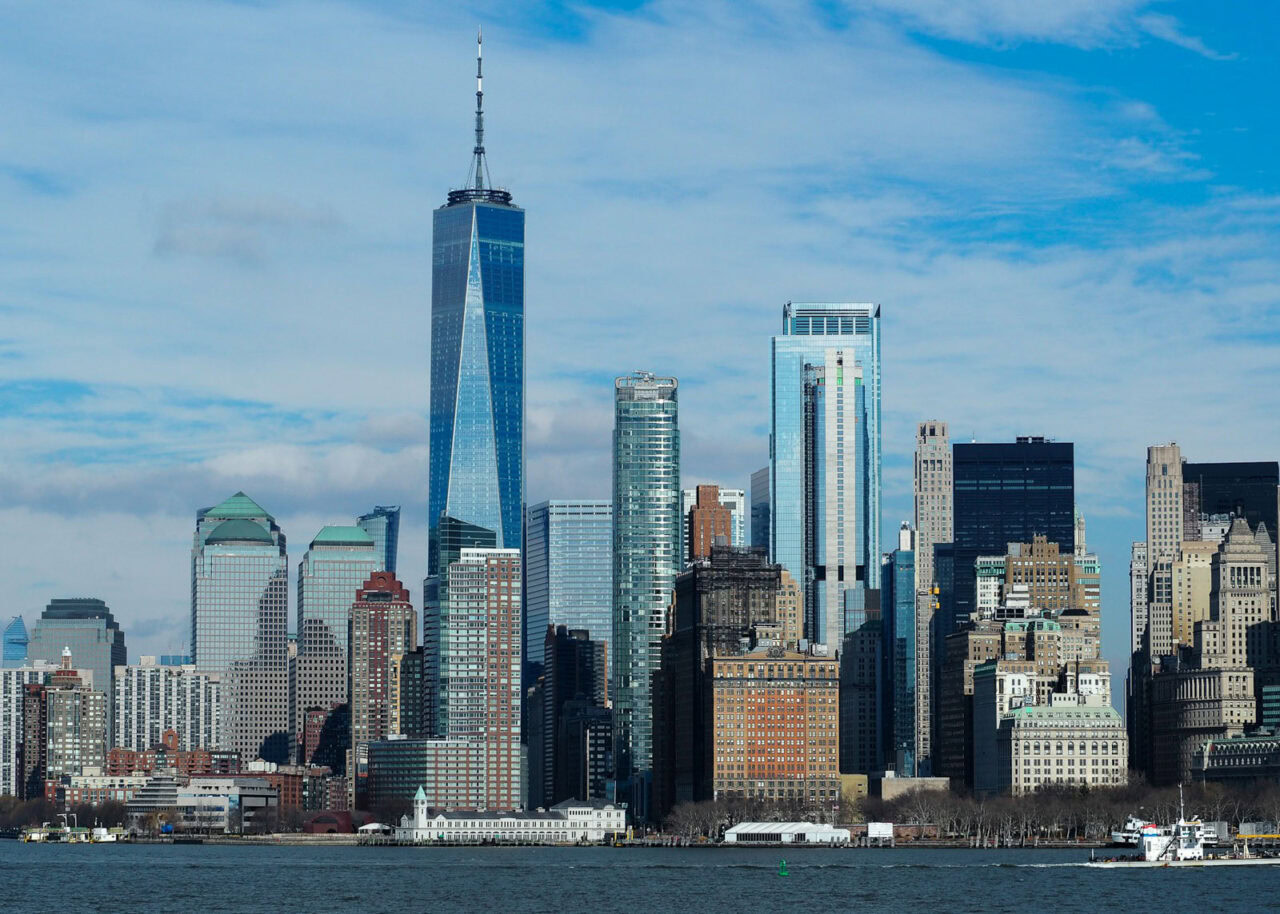 Skyscrapers in the Financial District, NYC