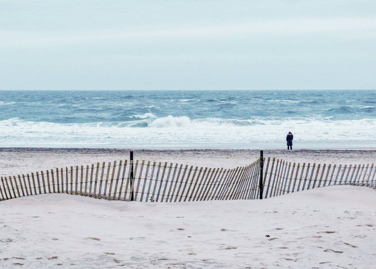 Sandy Beach in The Hamptons, New York