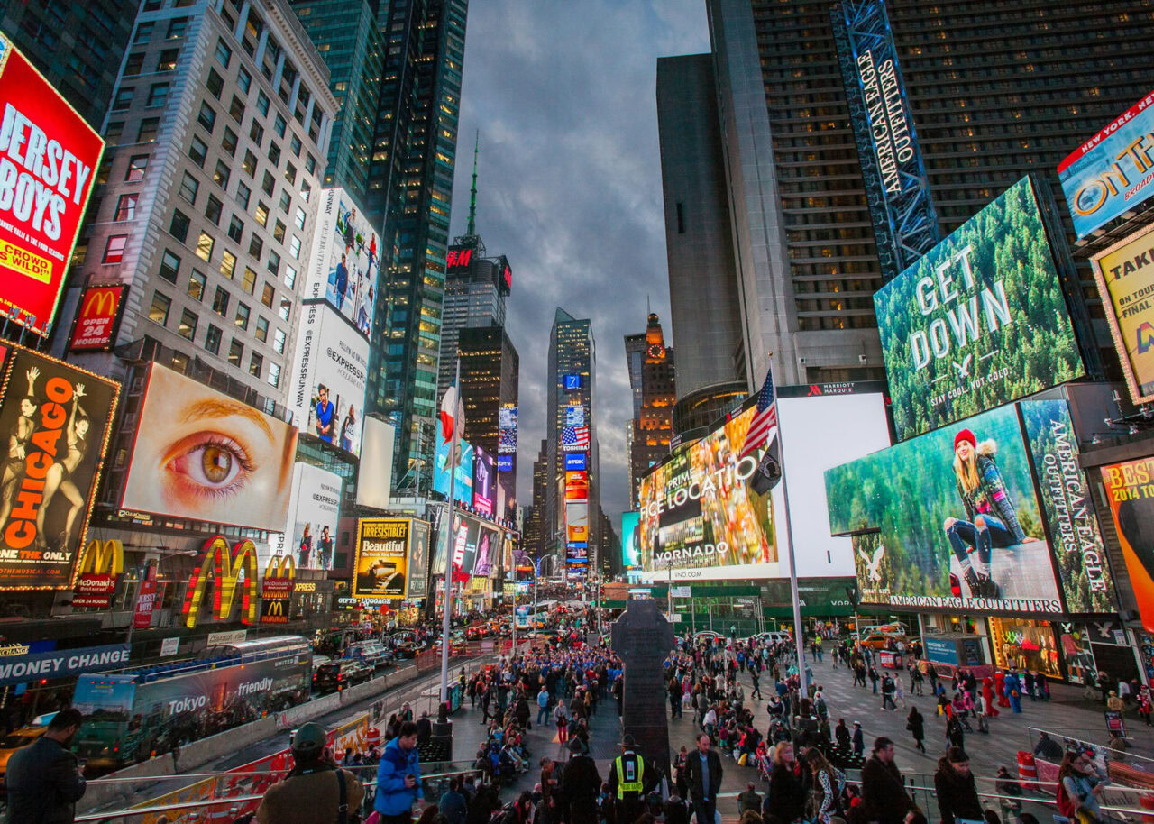Times Square in New York City