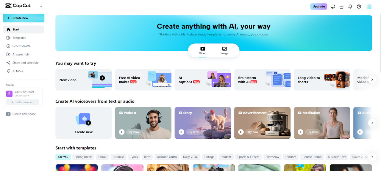 Screenshot of photo editing software